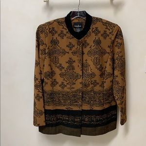 Soft Size 14 New Brown Blazer Jacket